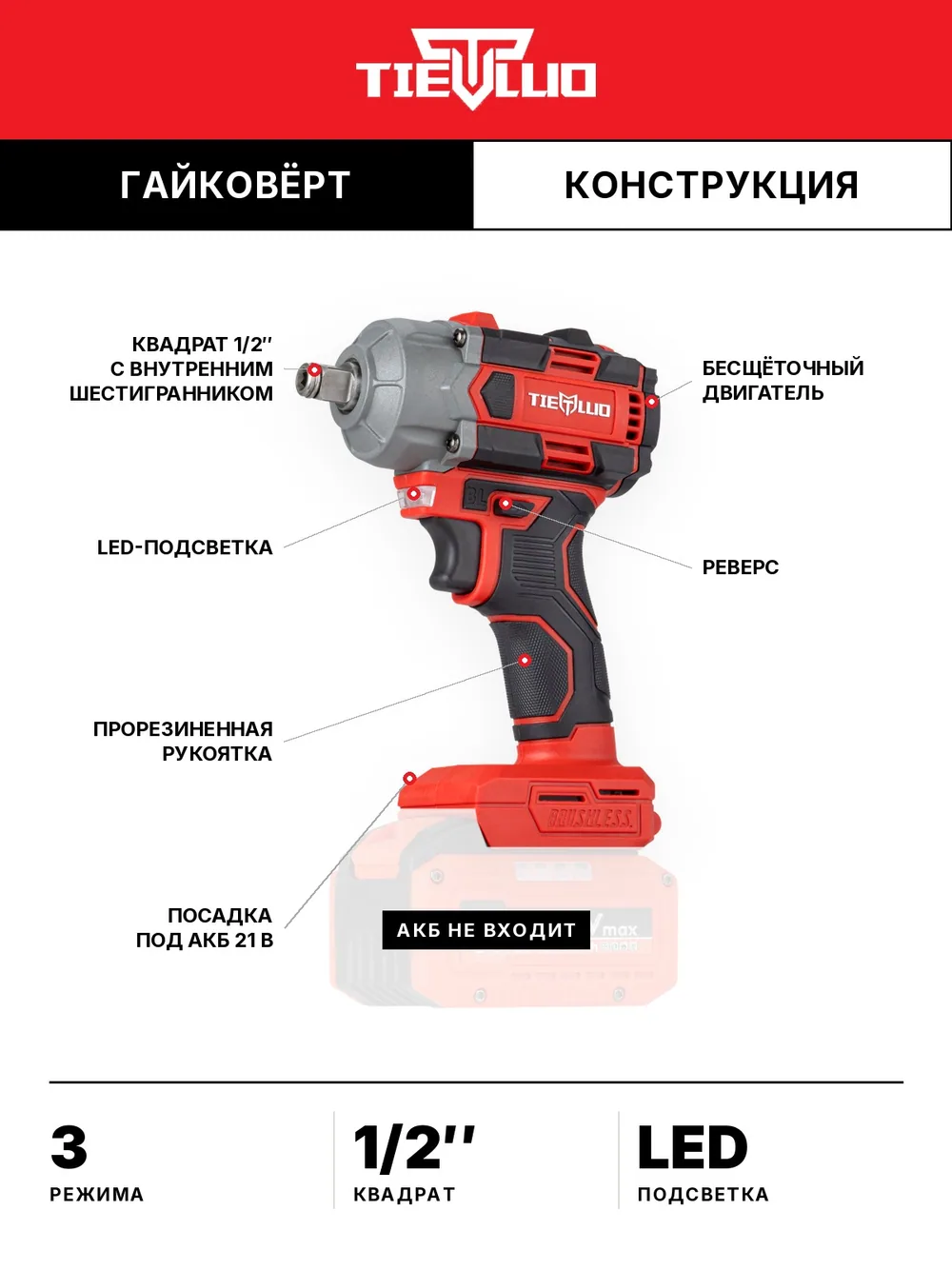 конструкция tiellio 380T тушка
